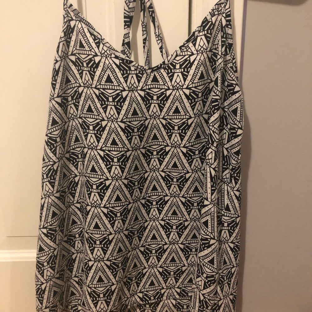 Abercrombie and Fitch Black and white Tank top